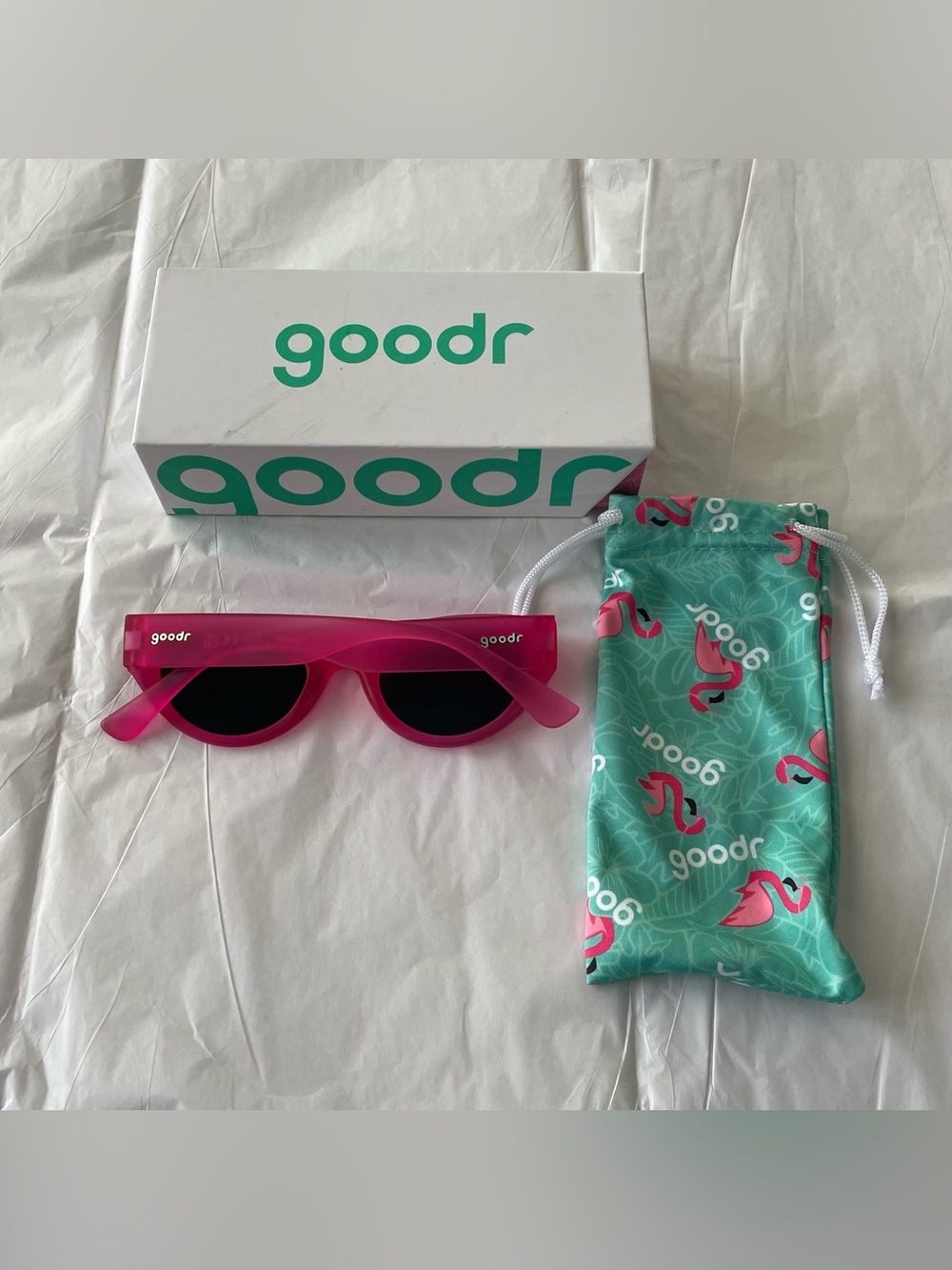 Goodr Moon G Sunglasses Once in a Pink Moon NEW WITH BOX - Picture 2 of 10